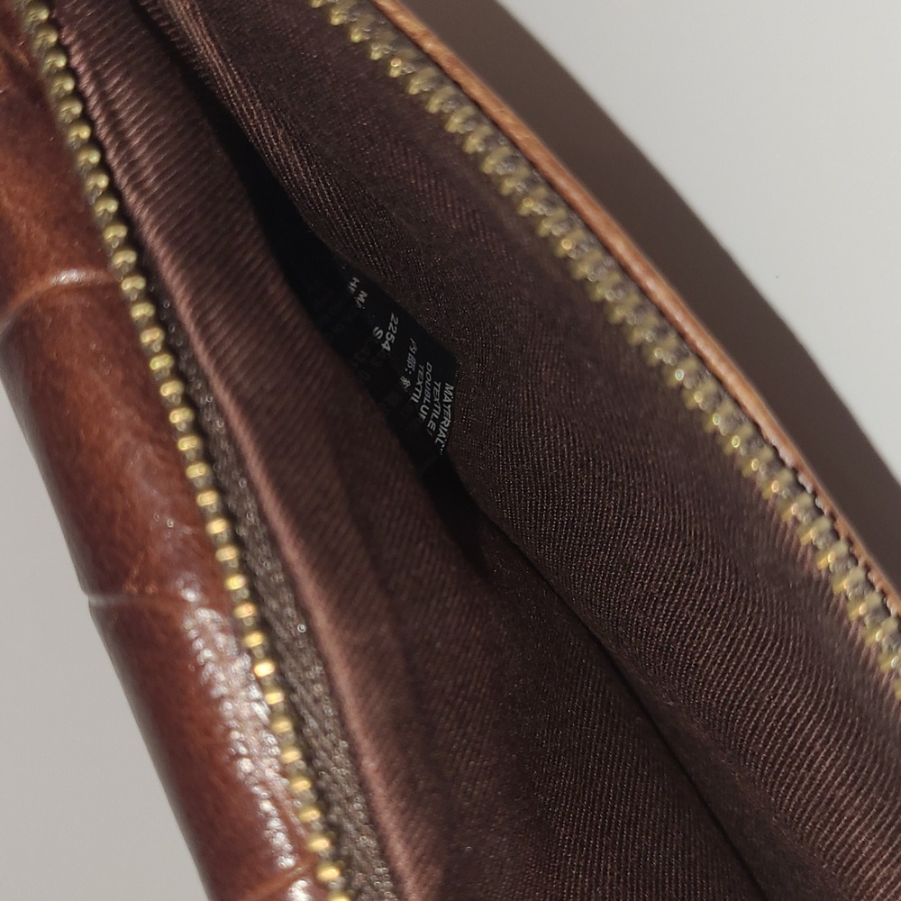 Fossil Dark Brown Croc-Embossed Wallet - Picture 4 of 5